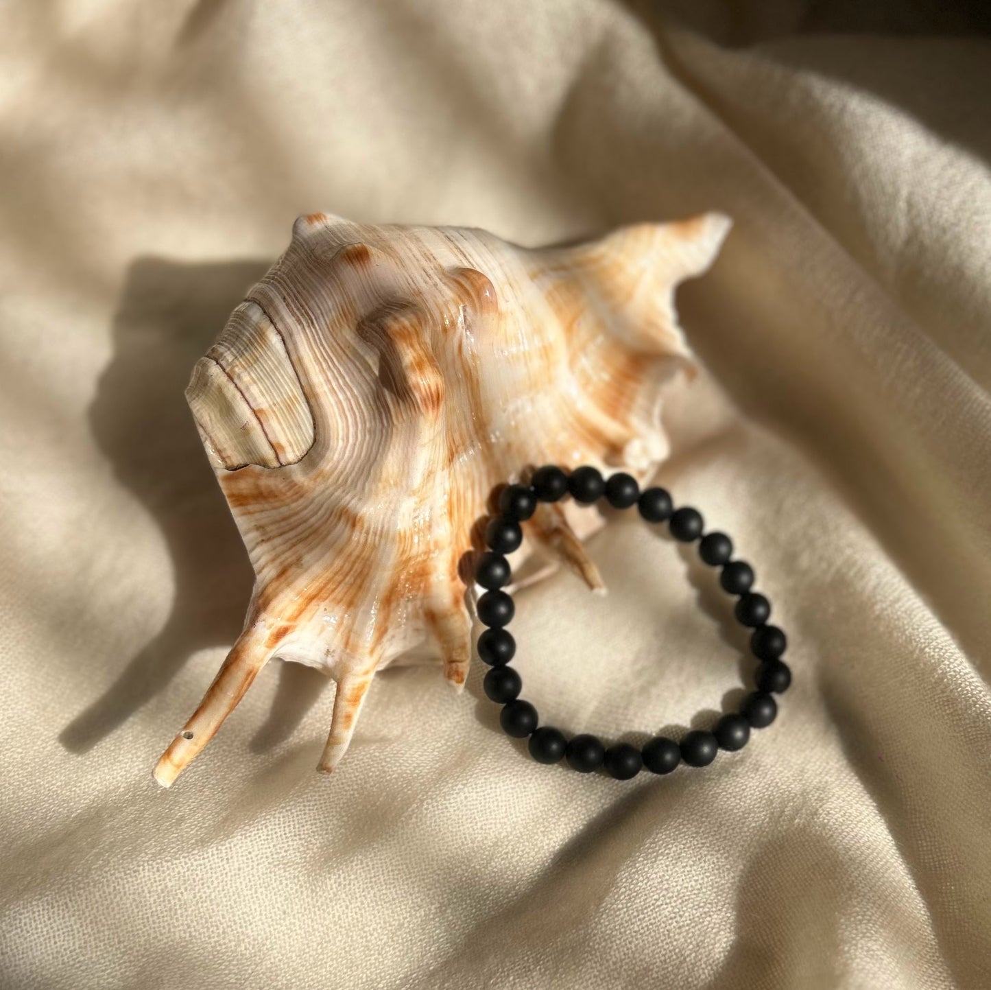 Black Matte Onyx Bracelet – Strength & Focus