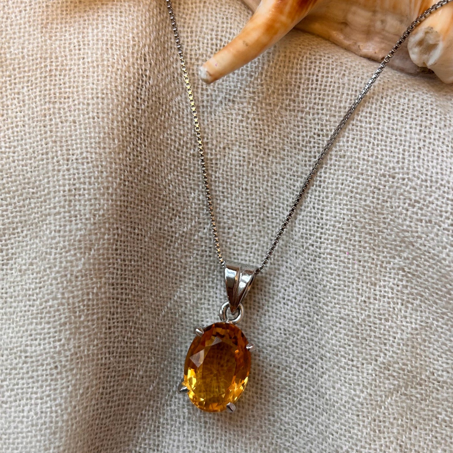 Sunshine Radiance- Lemon Topaz Pendant