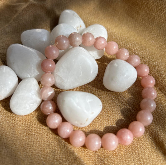 Pink Opal Bracelet for Emotional Healing & Self-Love