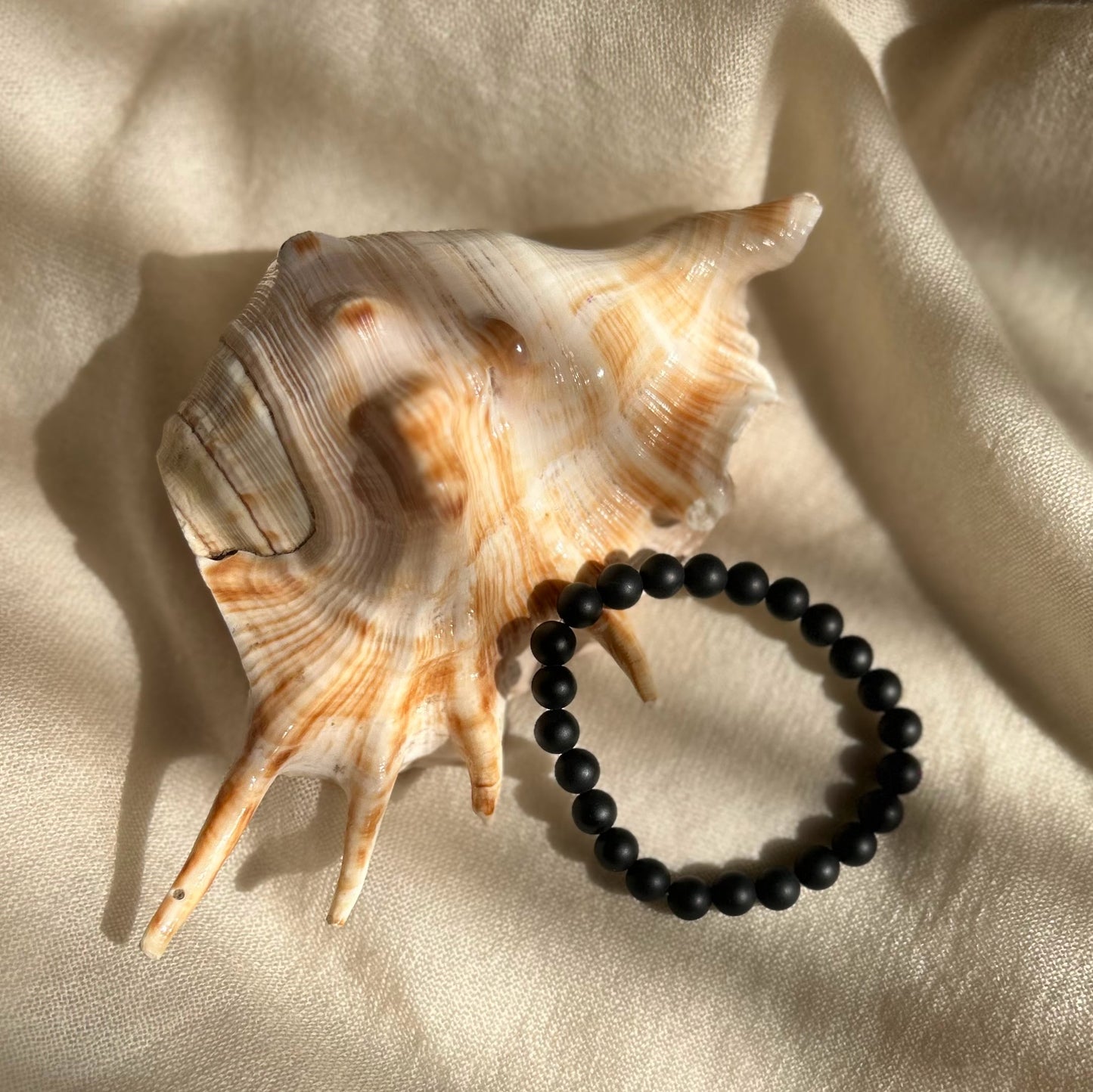 Black Matte Onyx Bracelet – Strength & Focus