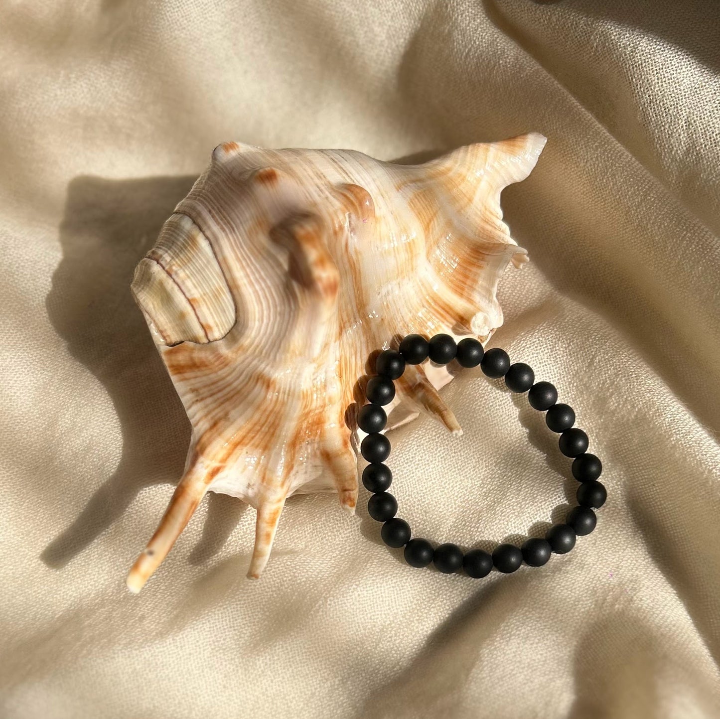 Black Matte Onyx Bracelet – Strength & Focus